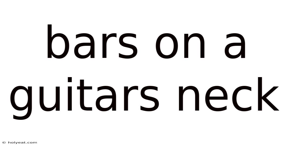 Bars On A Guitars Neck