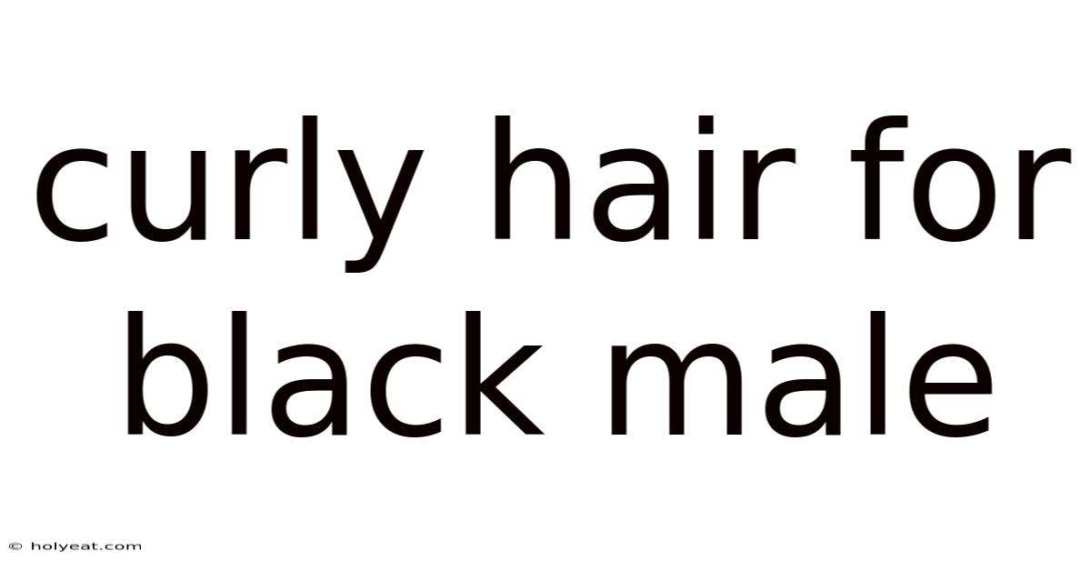 Curly Hair For Black Male
