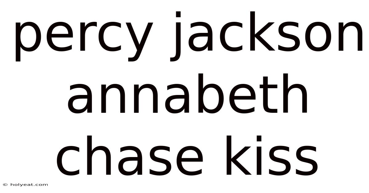 Percy Jackson Annabeth Chase Kiss
