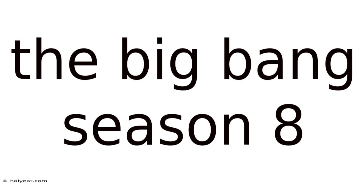 The Big Bang Season 8
