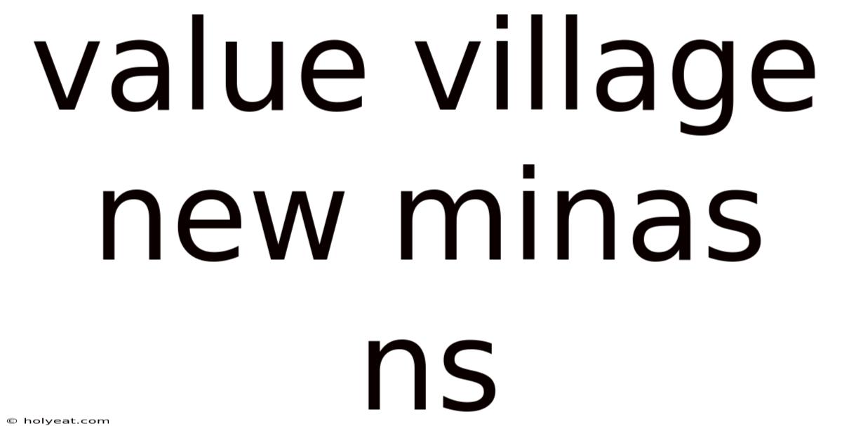 Value Village New Minas Ns
